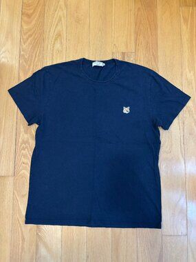 Maison Kitsune Embroidered Fox T Shirt XL